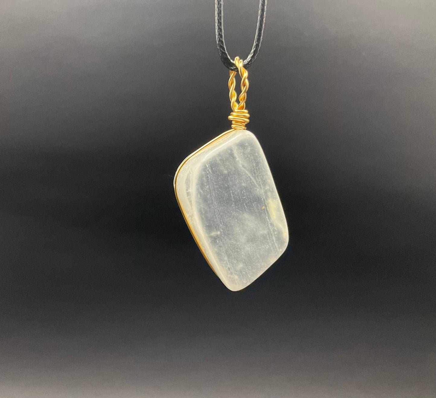 Ulexite Pendant #8