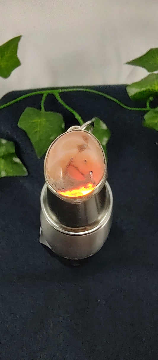 Opal Pendant #37 Translucent Bottom