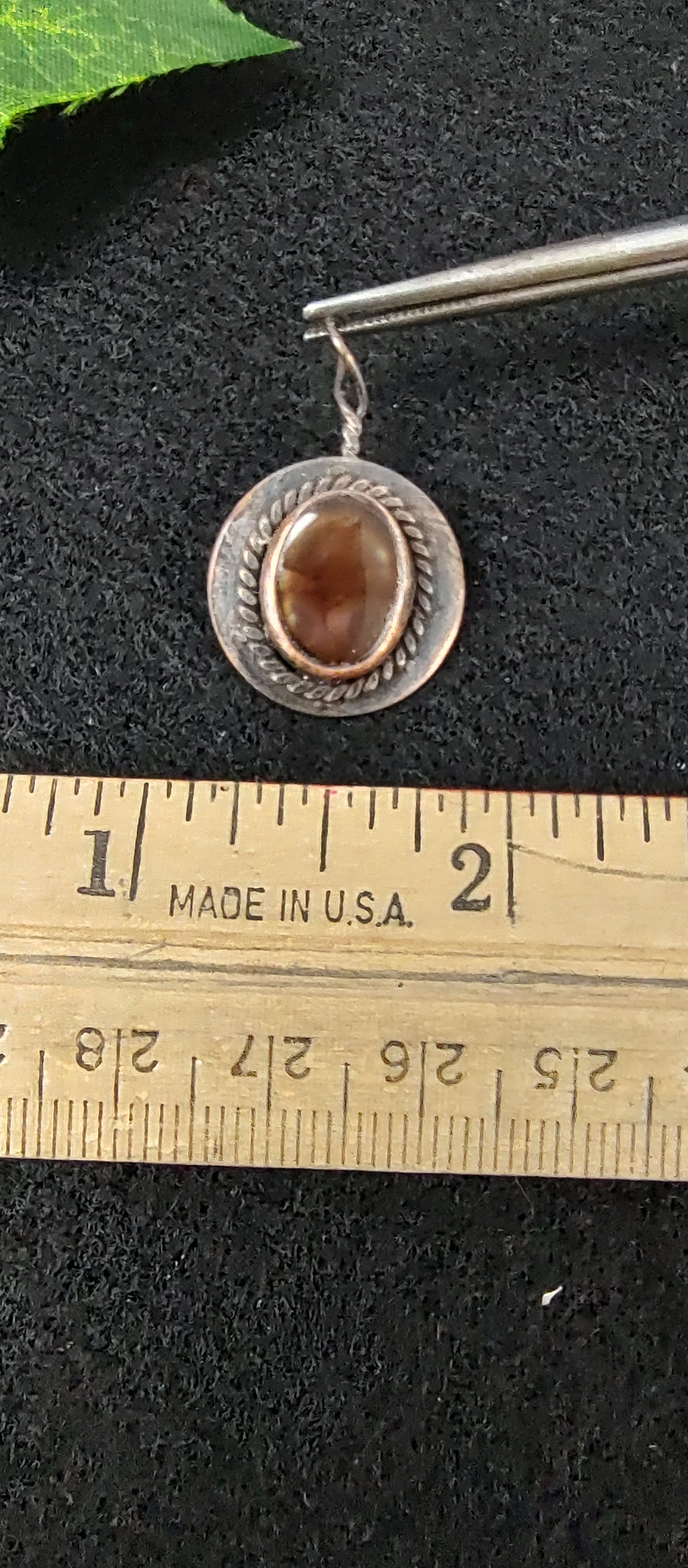 Fire Agate Pendant #02