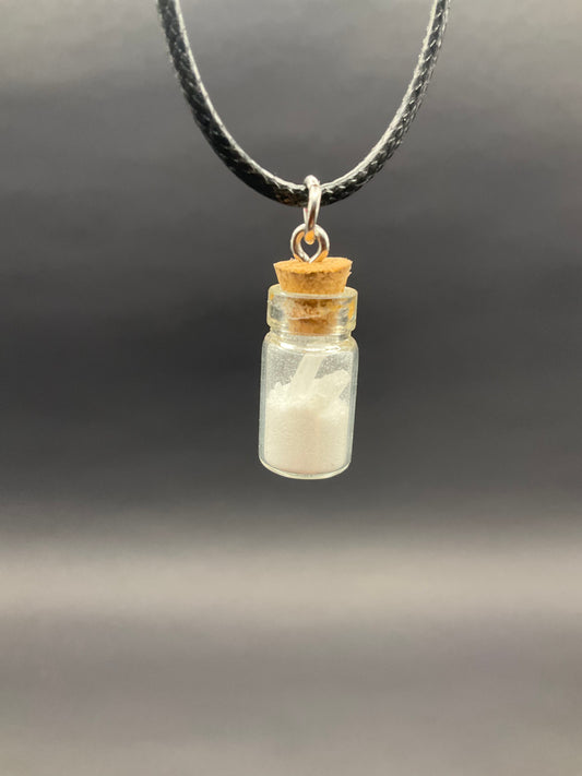 Selenite Pendant Vial