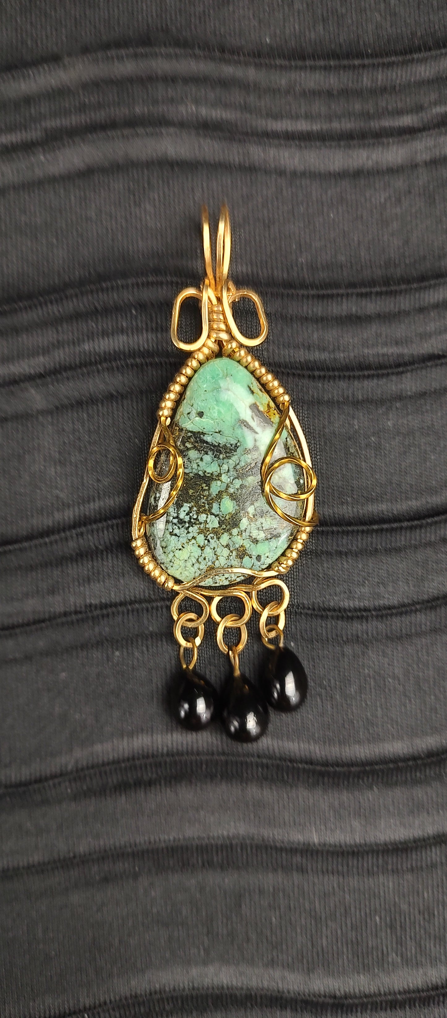 Turquoise Gold Pendant