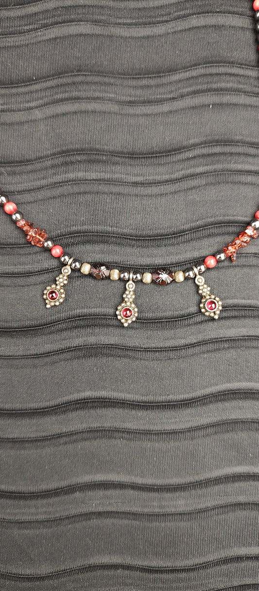 Garnet Hematite Chocker