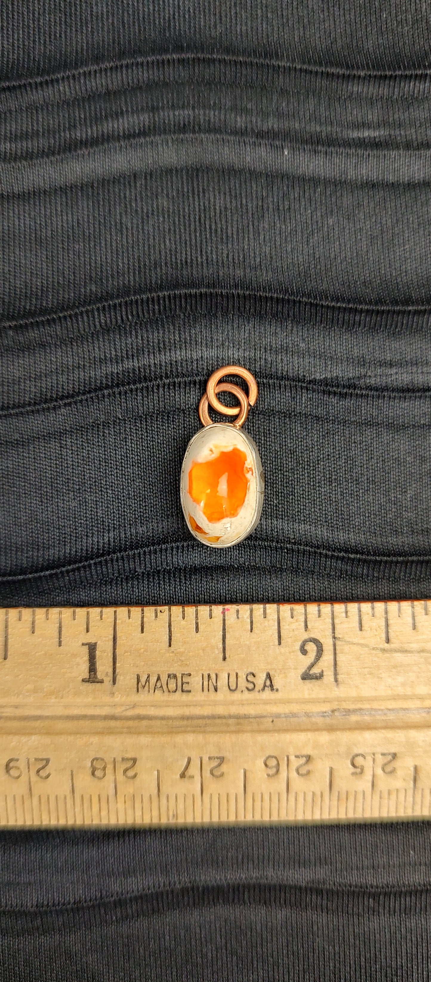 Opal Pendant #07 Orange Jelly