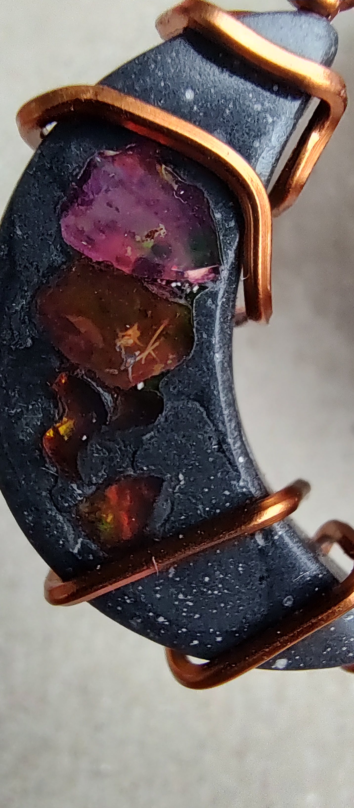 Opal Pendant #11 Moon