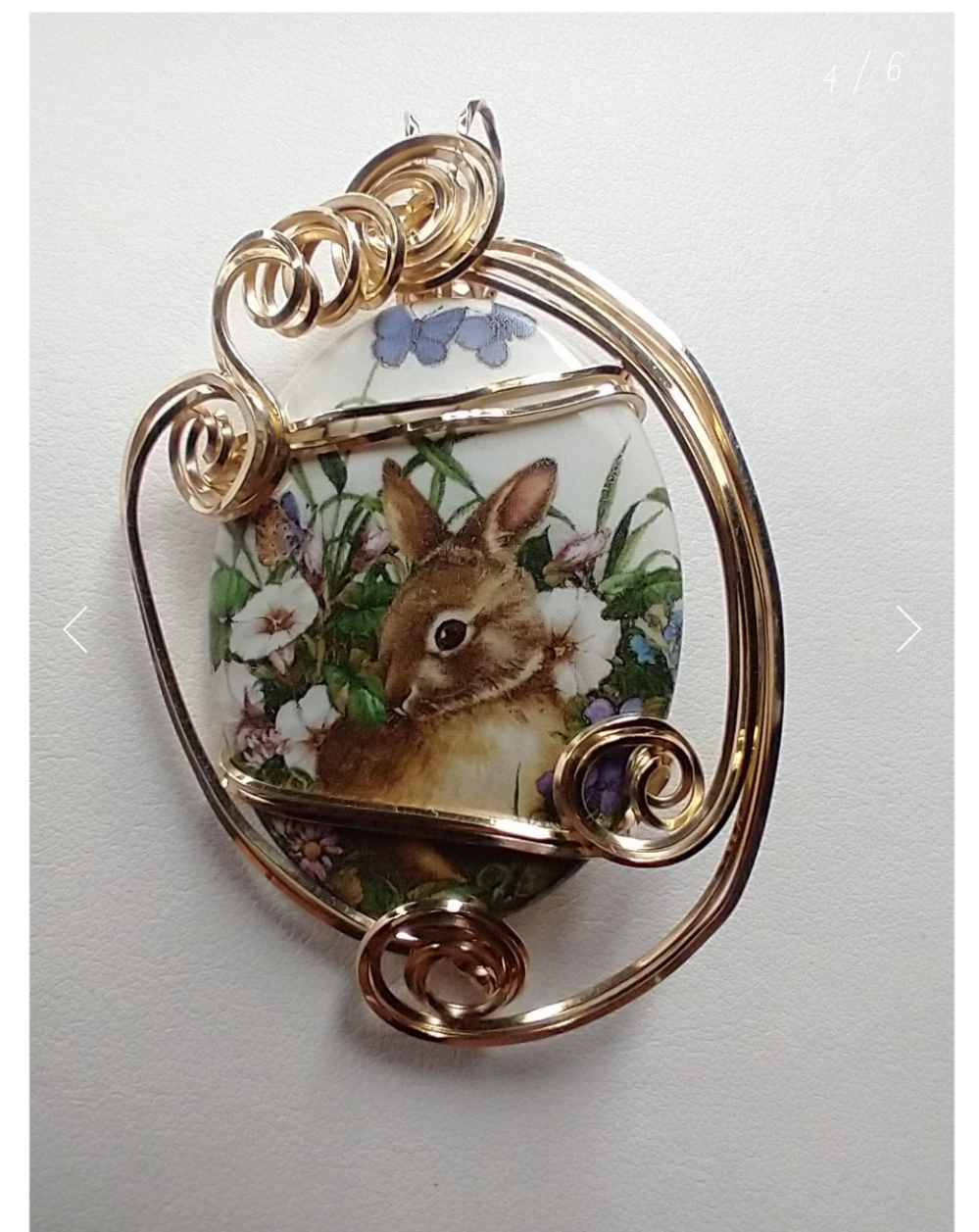 Bunny Gold Pendant