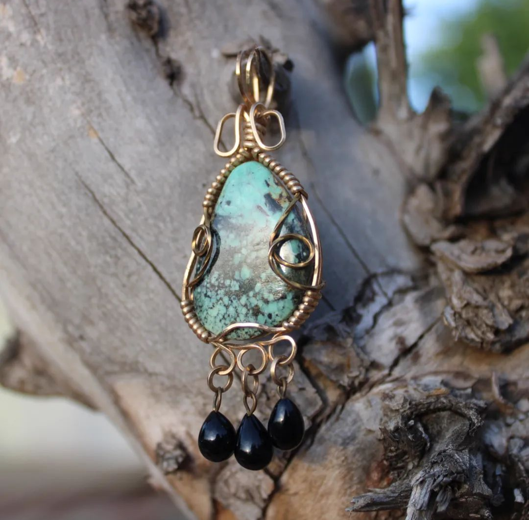 Turquoise Gold Pendant