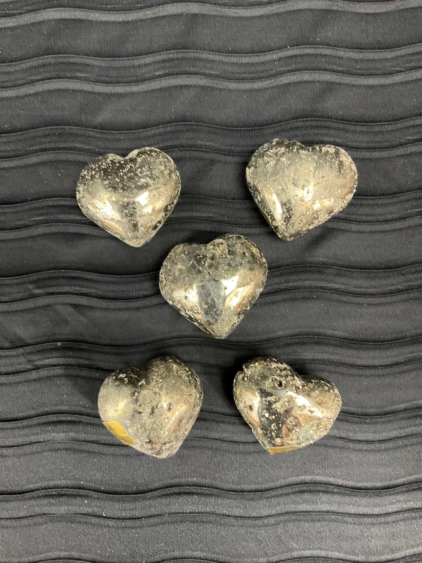 Pyrite Hedro Small Hearts