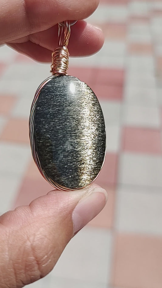 Obsidian Pendant #01