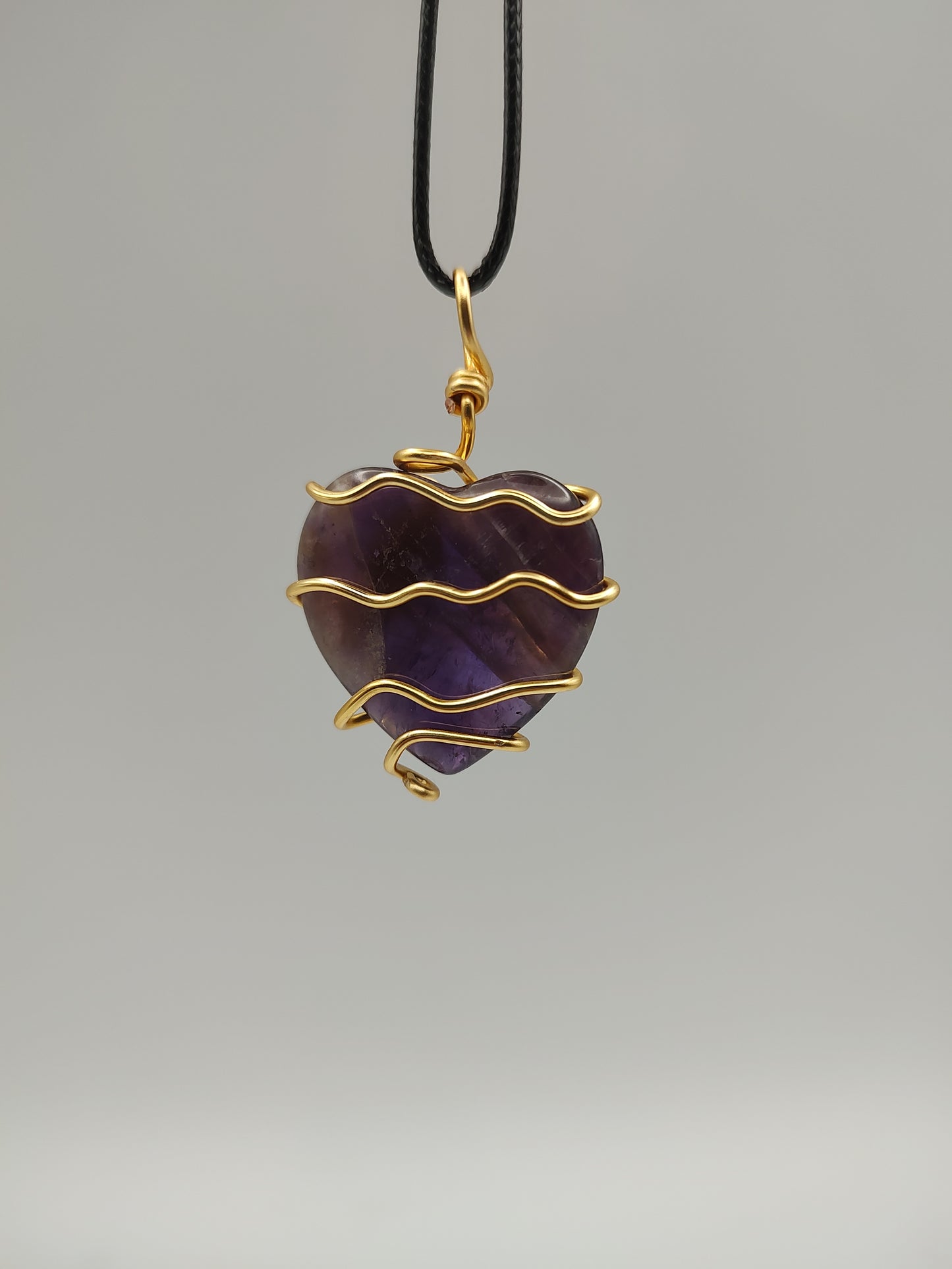 Amethyst Pendant Heart