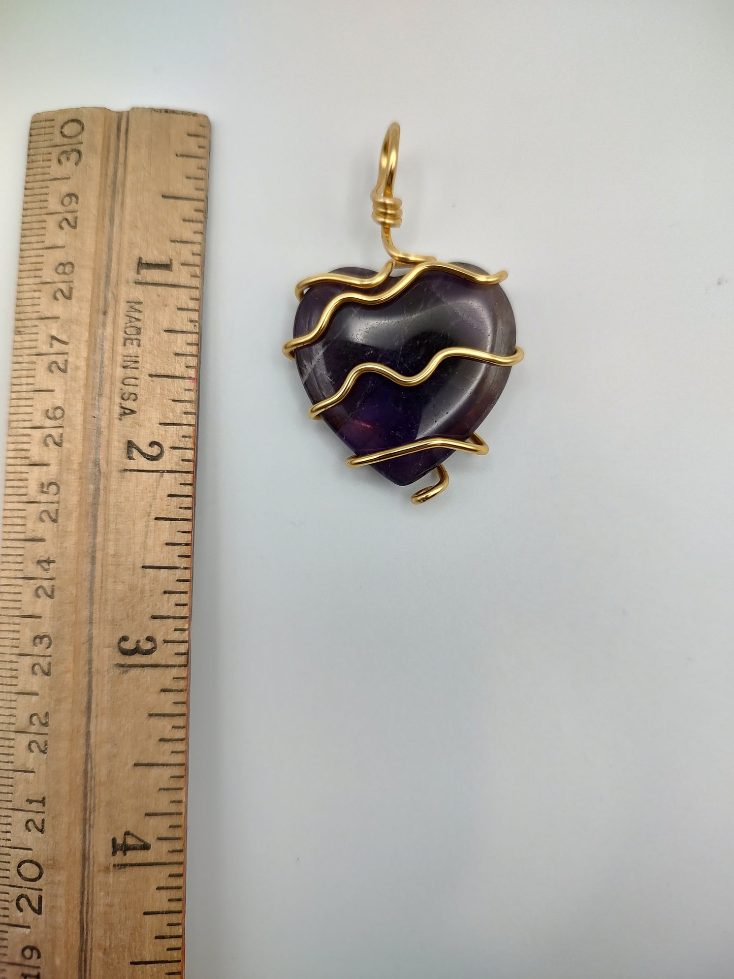 Amethyst Pendant Heart